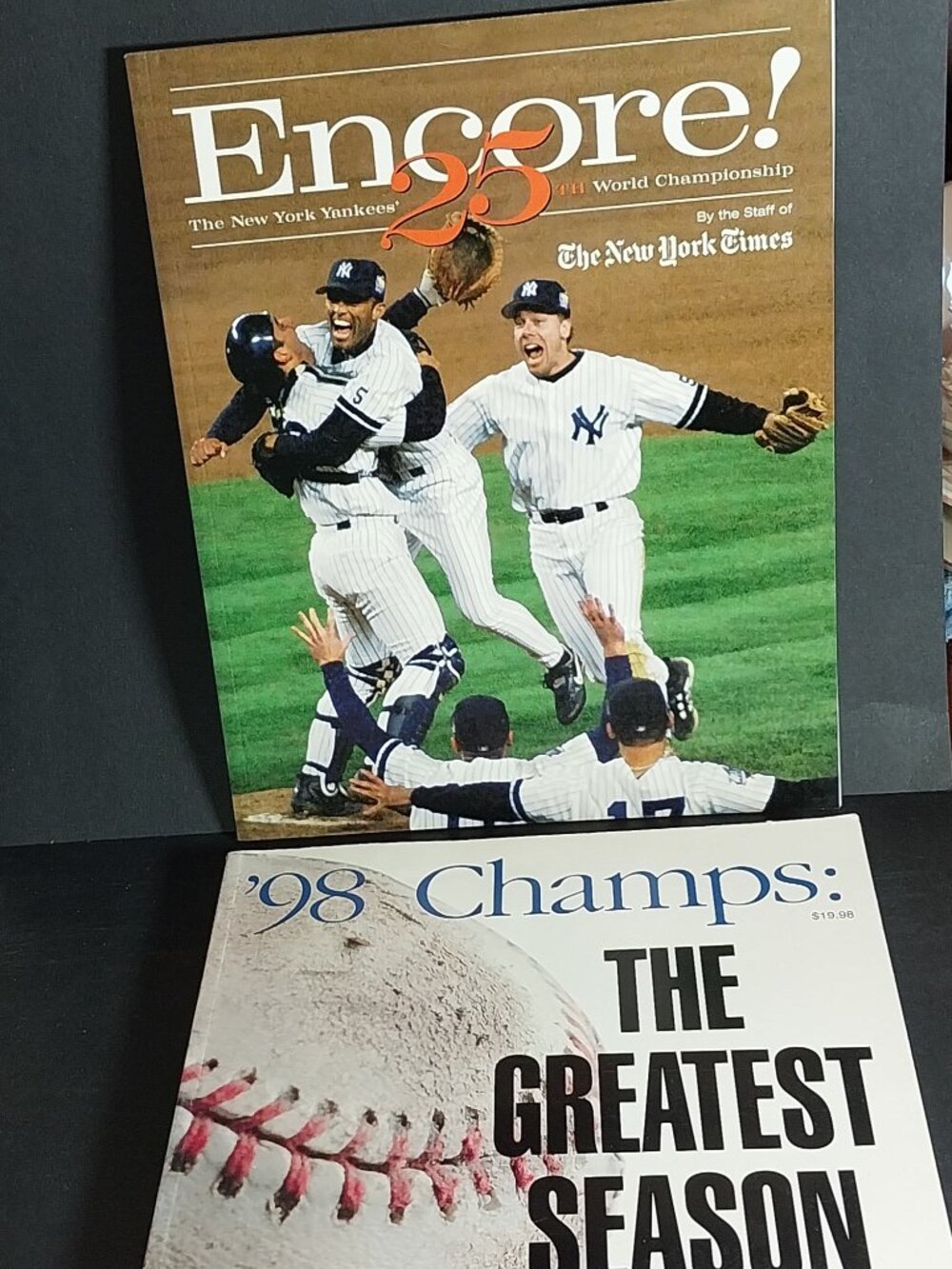 New York Yankees Set of 2 Soft Cover Books